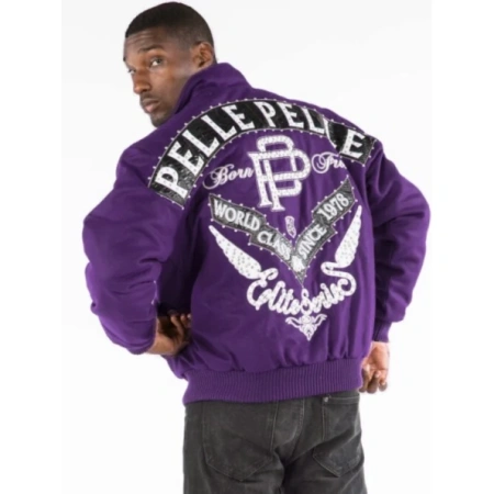 Pelle Pelle Purple Elite Series Wool Jacket