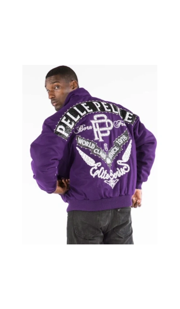 Pelle Pelle Purple Elite Series Wool Jacket | Men Jacket
