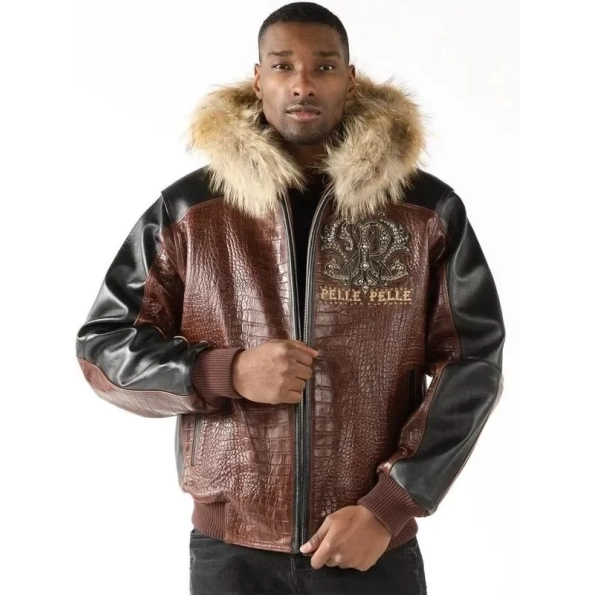 Pelle Pelle Men Forever Fearless Fur Hood Jacket view 2