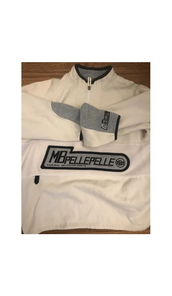 Pelle Pelle White Marc Buchanan Wool Tracksuit