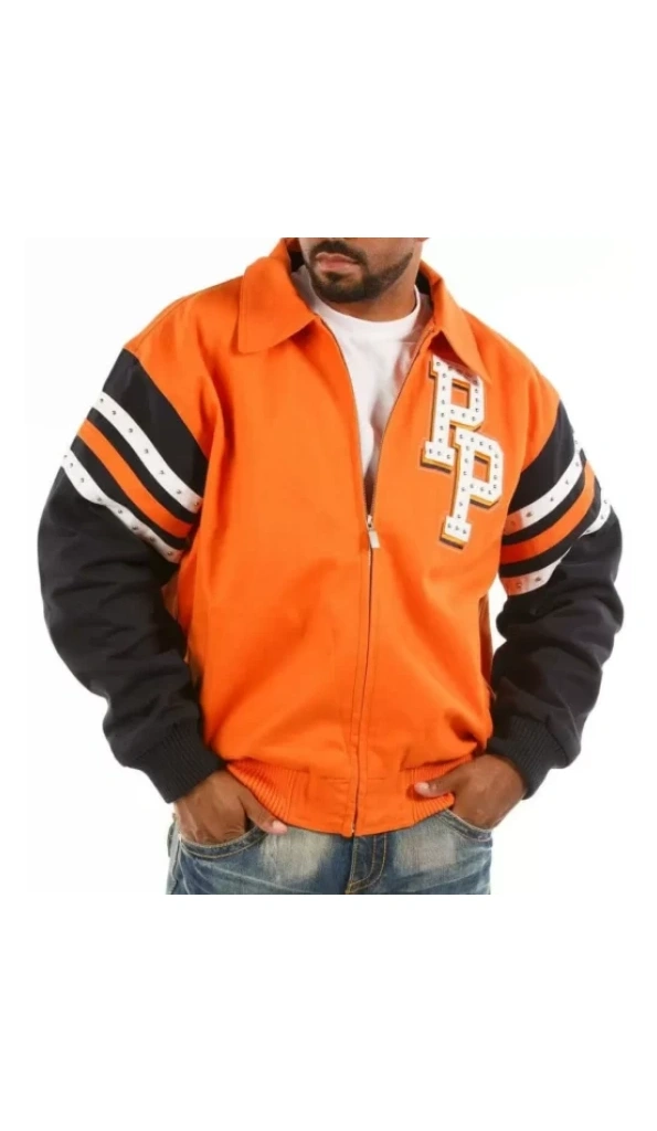 Pelle Pelle Orange Tribute Chicago Wool Jacket | MB Jacket