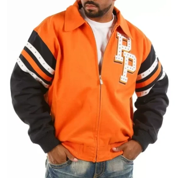 Pelle Pelle Orange Tribute Chicago Wool Jacket