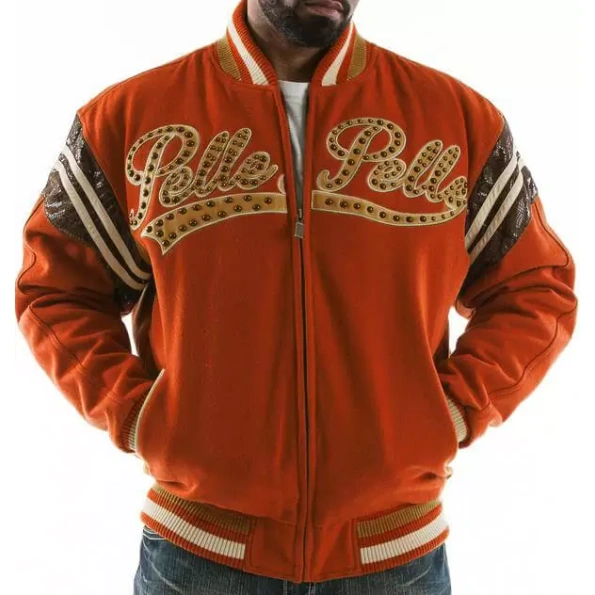 Pelle Pelle Orange Vintage Wool Jacket | Men Jacket
