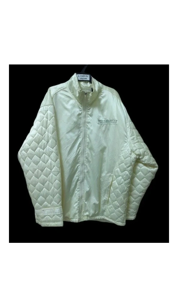 Pelle Pelle Bomber White Polyester Jacket