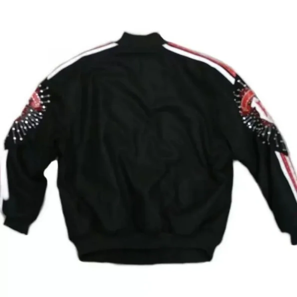 Pelle Pelle Black Studs Wool Jacket view 2