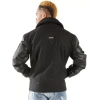 Pelle Pelle Men Wool Leather Black Jacket