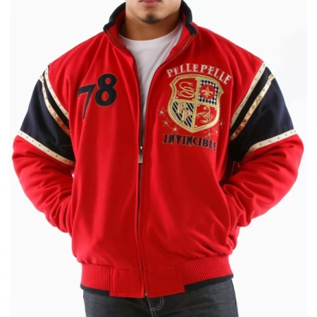 Pelle Pelle Red Invincible Wool MB Jacket