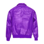 Pelle Pelle Purple MB Plush Leather Jacket