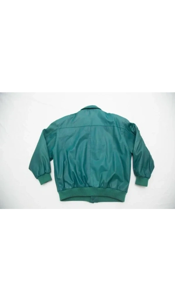 Pelle Pelle Emerald Green Leather Jacket | Bomber Jacket