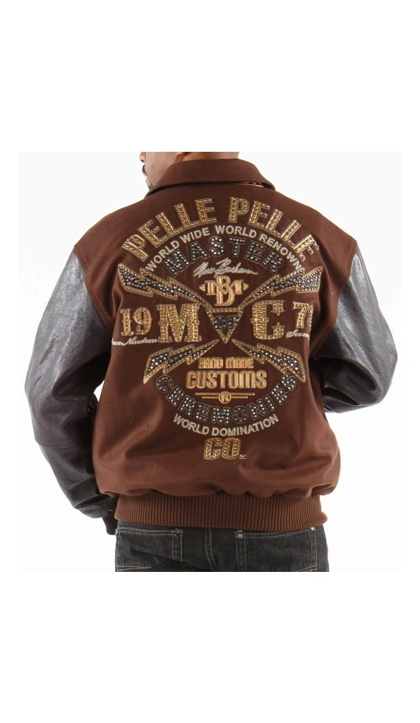 Pelle Pelle Purple Hooded Wool Jacket