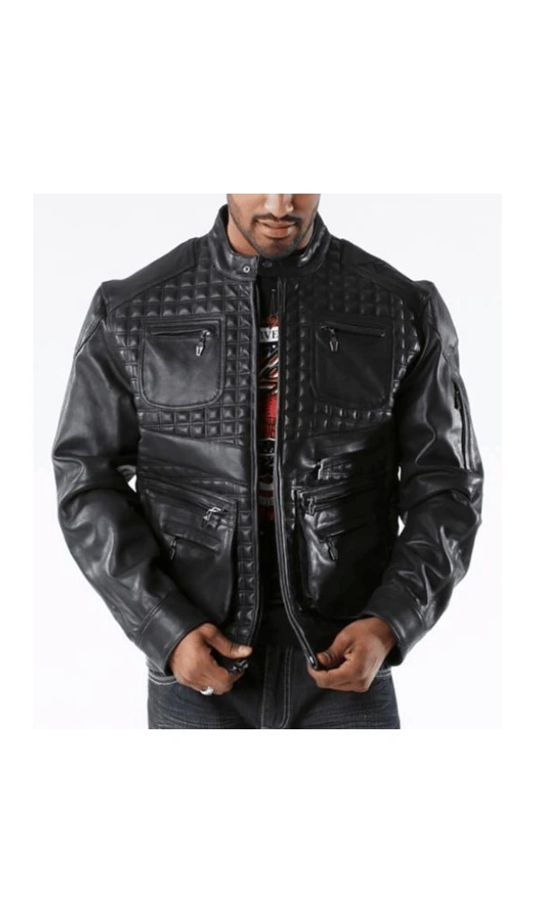 Pelle Pelle Burnish Quilted Leather Jacket | Black Jacket