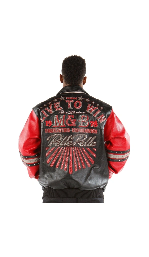 Pelle Pelle Men Live To Win Leather Jacket | 90s Jacket