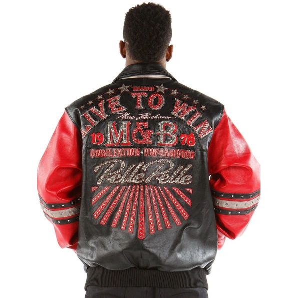 Pelle Pelle Men Live To Win Leather Jacket | 90s Jacket