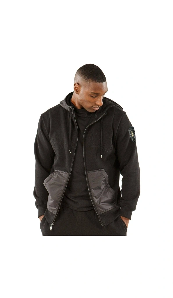 Pelle Pelle MB Wool And Nylon Black Tracksuit