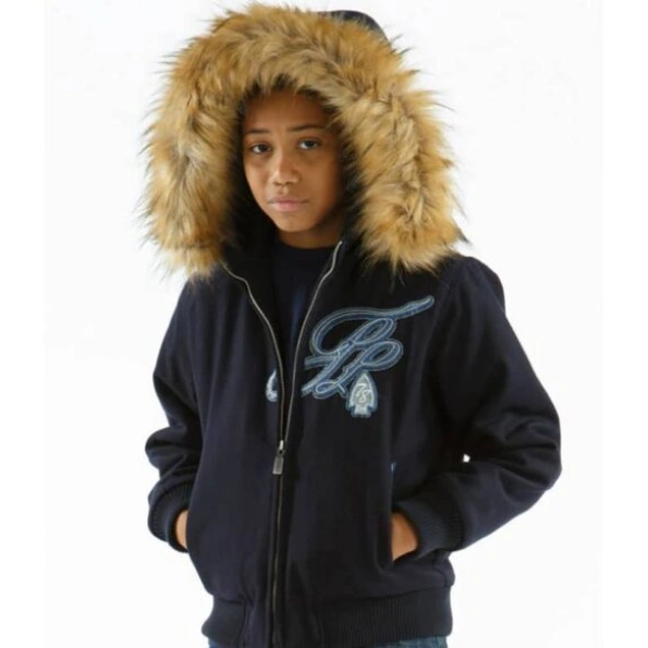 Pelle Pelle Kids Trail Blazer Fur Hood Jacket | Wool Jacket