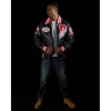 Pelle Pelle Varsity Leather Navy Blue Jacket