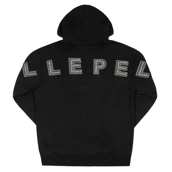 Pelle Pelle Black Wool Hood Jacket