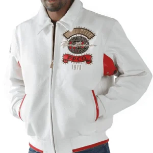 Pelle Pelle World Tour White MB Jacket | Leather Jacket view 2