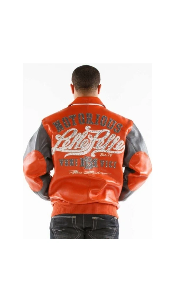 Pelle Pelle Men Notorious Orange Leather Jacket | MB Jacket