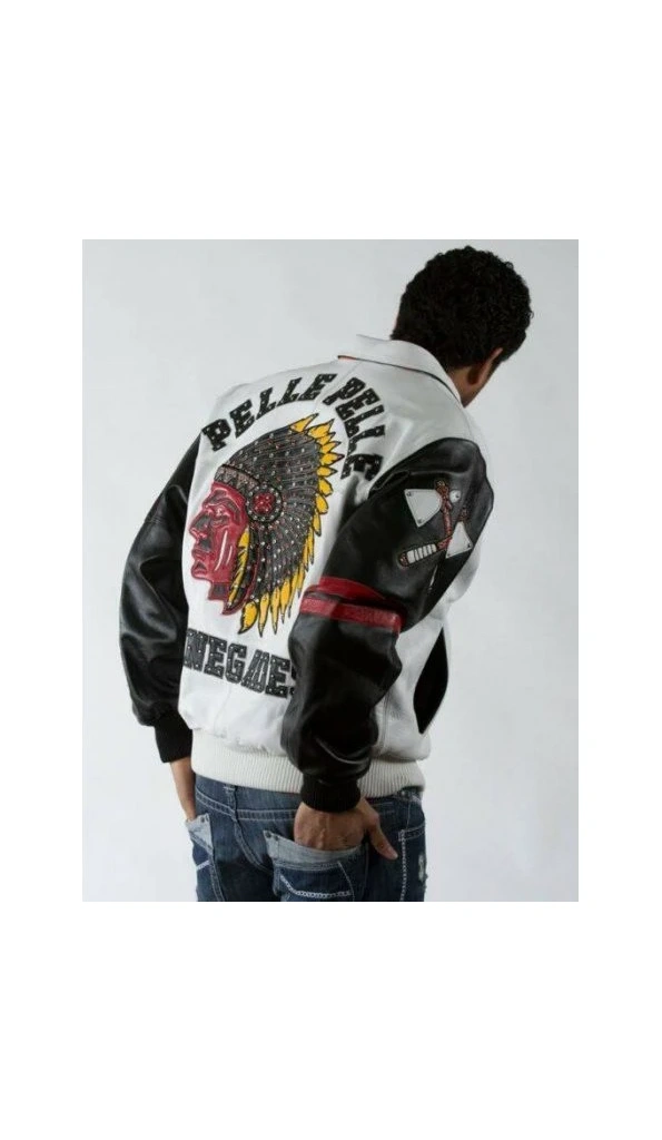 Pelle Pelle Men Renegades White Jacket | Chief Keef Jacket