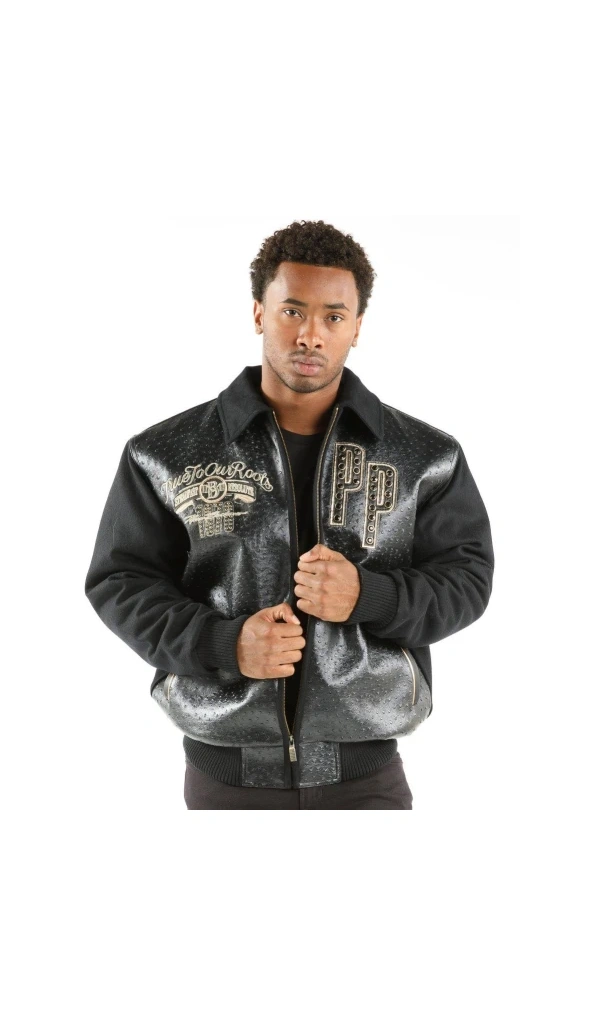 Pelle Pelle Men True To Our Roots Wool Jacket | Black Jacket