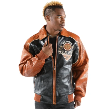 Pelle Pelle World Famous Brown Leather Jacket