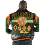 Pelle Pelle Men Soda Club Varsity Leather Jacket