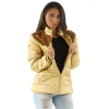 Pelle Pelle Women Metallic Yellow Puffer Jacket