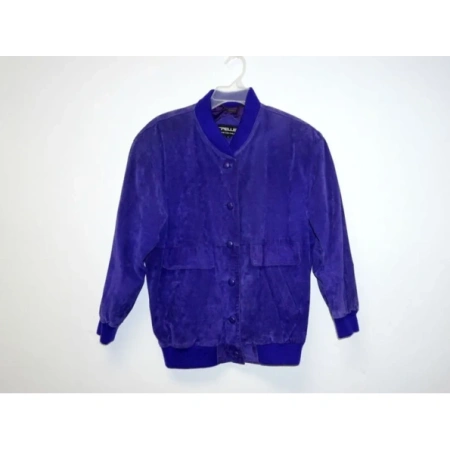 Pelle Pelle Purple Suede MB Wool Jacket