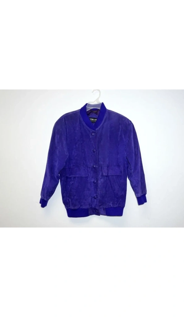 Pelle Pelle Purple Suede MB Wool Jacket