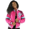 Pelle Pelle Women Pink Varsity Wool Jacket