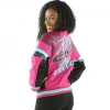 Pelle Pelle Women Pink Varsity Wool Jacket