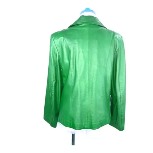 Pelle Pelle Green Karpeta Leather Jacket