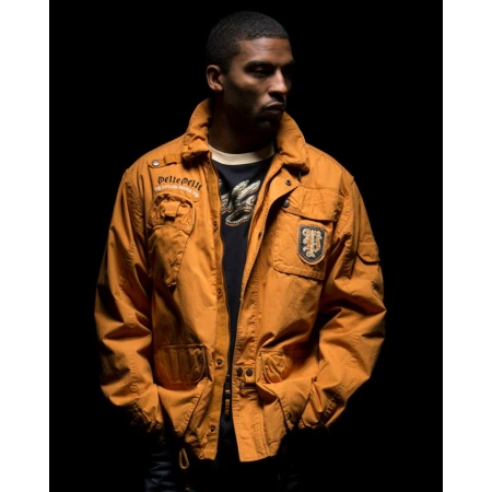 Pelle Pelle Mustard Born To Rebel Men Jacket