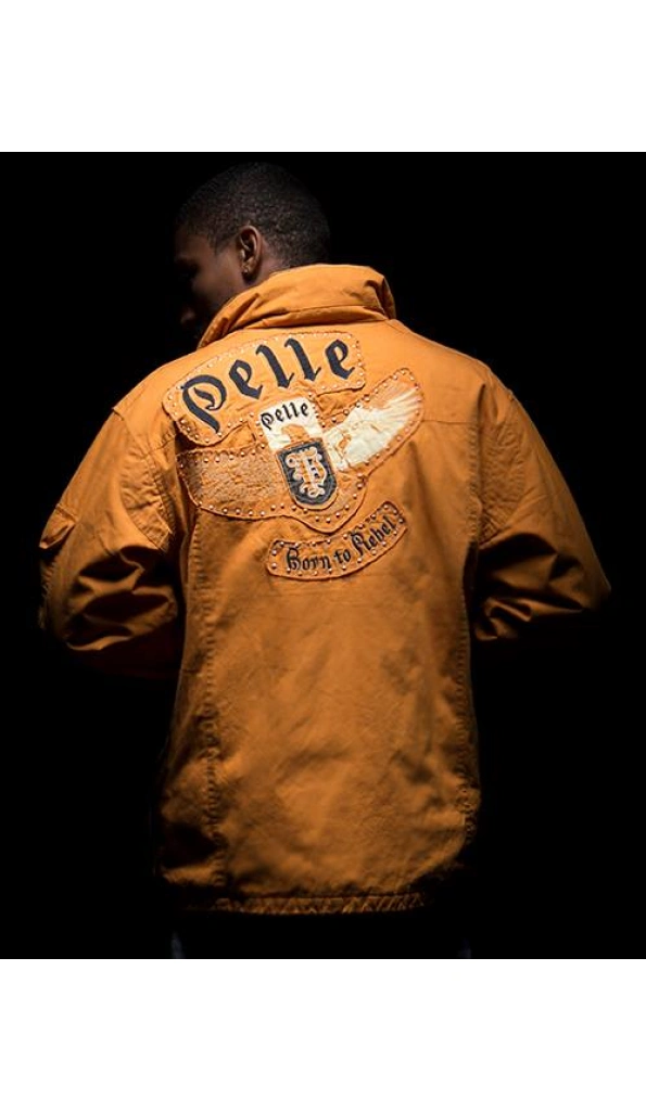 Pelle Pelle Mustard Born To Rebel Men Jacket