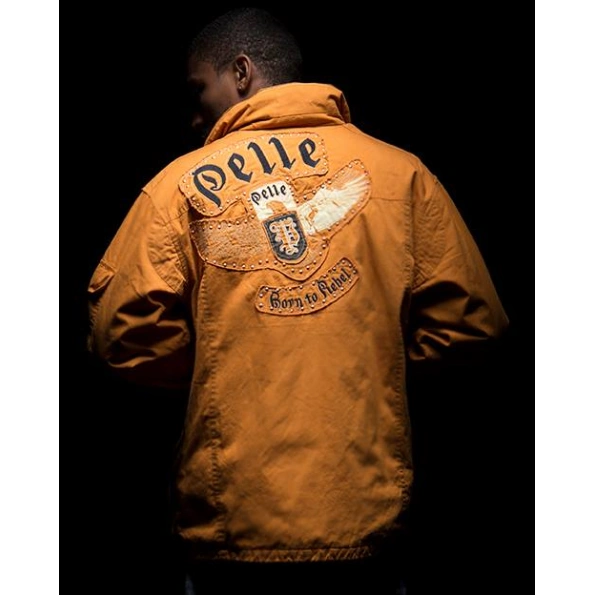 Pelle Pelle Mustard Born To Rebel Men Jacket