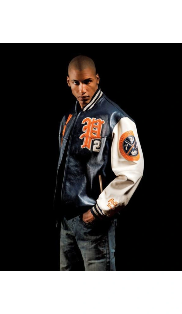 Pelle Pelle Men Varsity 90s Leather Jacket