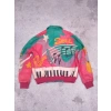 Pelle Pelle Pink And Green MB Leather Jacket