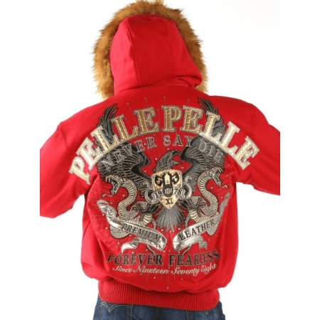 Pelle Pelle Red Forever Fearless MB Wool Jacket