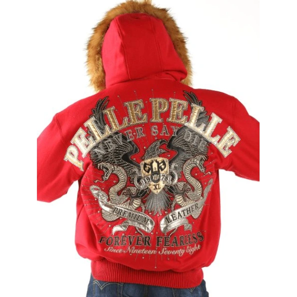 Pelle Pelle Red Forever Fearless MB Wool Jacket