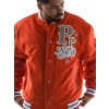 Pelle Pelle Orange NYC Varsity Wool Jacket