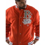 Pelle Pelle Orange NYC Varsity Wool Jacket