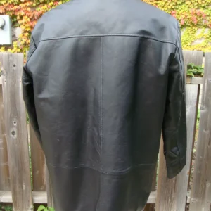 Pelle Pelle Black Genuine Leather Long Coat view 2