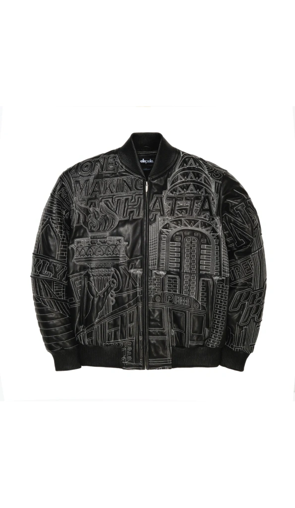 Pelle Pelle NYC Boro Quilted Black Jacket