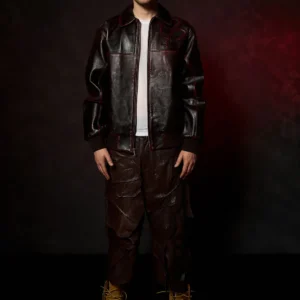 Two Tone Pelle Pelle Jacket view 2