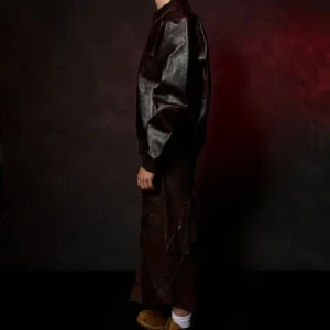 Two Tone Pelle Pelle Jacket view 4