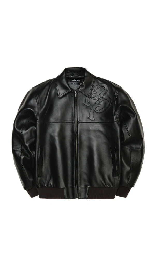 Two Tone Pelle Pelle Black Jacket