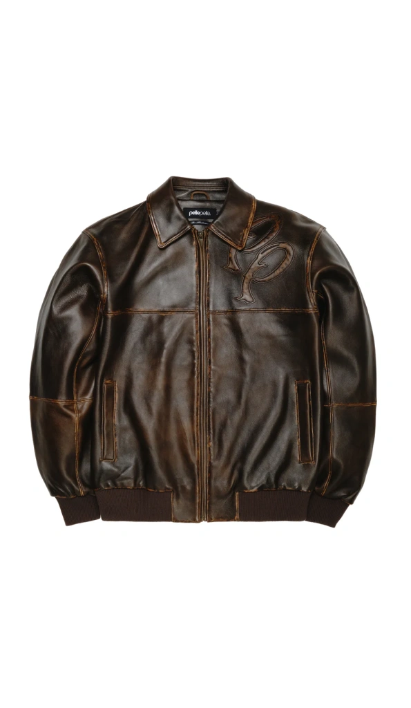 Two Tone Pelle Pelle Brown Jacket