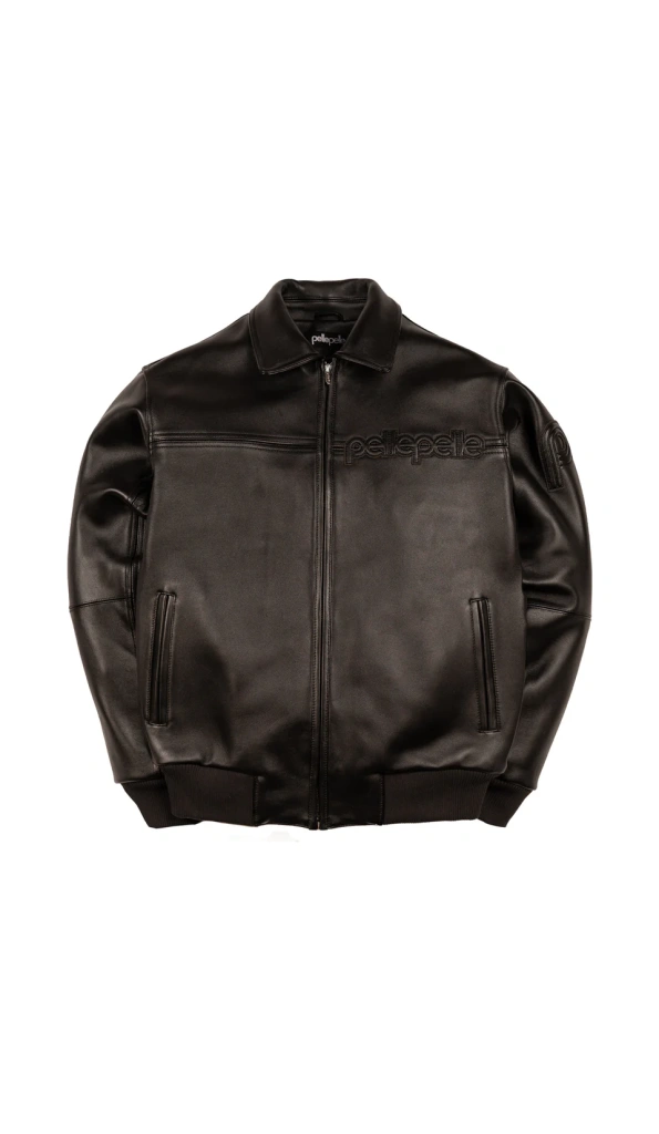Corded Pelle Pelle Black Jacket