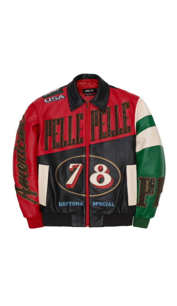 Pelle Pelle Daytona Special Red Leather Jacket